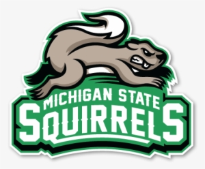 Lake Superior Sharks - Michigan State Squirrels Logo