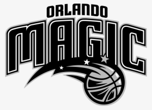 Orlando Magic Logo Black And White - Orlando Magic Decal