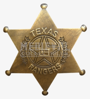 Brass Texas Rangers Badge - Etoile Sherif A Imprimer