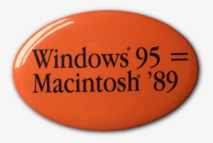 Win 95 = Mac 89 Button - Windows 95 Macintosh 89