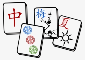 Graphic Library Library Mahjong Art Clipart Vector - Mah Jongg Tiles