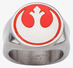 Star Wars Ring Rebel Symbol Red Size 8