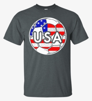 Usa Soccer - Usa Soccer With America Jersey Color National Team