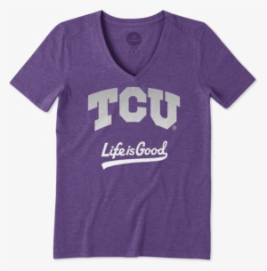 Women's Tcu Horned Frogs Gradient Tailwhip Cool - Notre Dame Womans T Shirts
