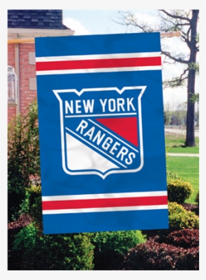 New York Rangers Applique Banner Flag - New York Rangers