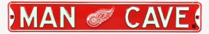 Detroit Red Wings “man Cave” Authentic Street Sign - Toronto Maple Leafs Man Cave Sign