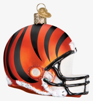 Cincinnati Bengals Nfl Football Helmet Glass Ornament