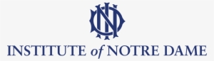 Ind On Twitter - Institute Of Notre Dame Logo