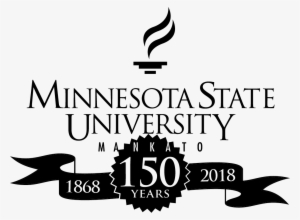 Black Logo - Minnesota State University Mankato Logo