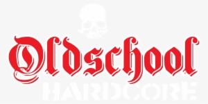 Oldschool Hardcore Negative - Old School Logo Png