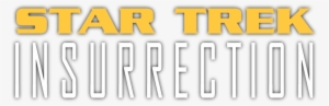 trek logo png download - star trek insurrection logo