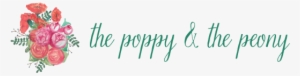 Poppy Peony Logo Long Grntext