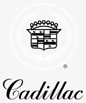 Cadillac Logo Black And White - Cadillac Sticker R111 - 2 Inch