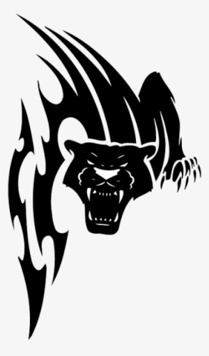 Vicious Tribal Panther Sreaming Tattoo Design - Black Jaguar Tribal Tattoo