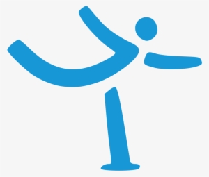 Olympics Free Skating Logo Looks Like Someone Skydiving - Figure Skating Logo Olympics