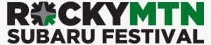 Logo - Rocky Mountain Subaru Festival