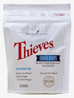 Young Living Thieves Cough Drops - Thieves Cough Drops 30 Ct Essential Oil Infused By