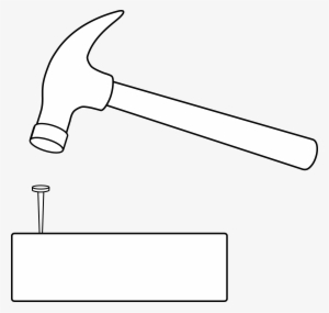 Claw Hammer - Hammer And Nails Clip Art