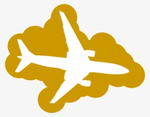 Gold Clipart Airplane - Clipart Gold Plane
