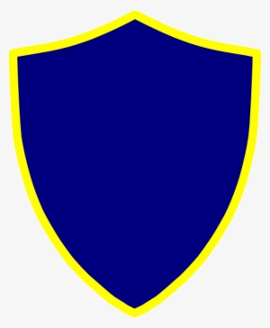 Blue And Yellow Shield Svg Clip Arts 492 X 598 Px
