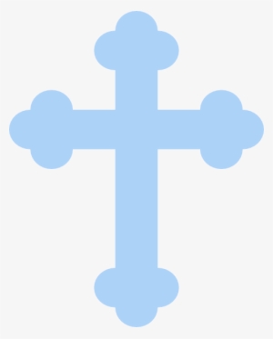 Baptism Cross Clipart Black And White - First Communion Blue Cross