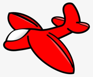 Red Airplane Clip Art