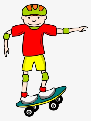 Skate Board Boy Clipart Png For Web