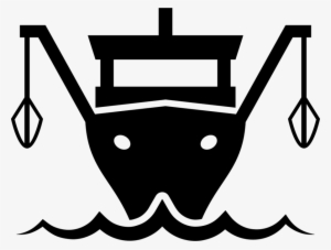 Download Fishing Boat Icon Png Clipart Fishing Vessel - Black Fishing Boat Png
