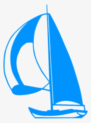 sailing boat silhouette at getdrawings - blue sail boat logo