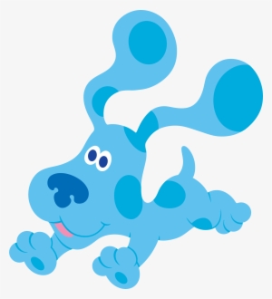 Related To Blue 8217 S Clues Clip Art Running Clipart - Blue Blues Clues Png