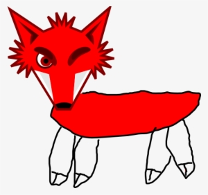Red Fox Clipart Http Www Clker Com Clipart Red Fox - Cartoon Fox Head