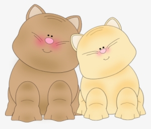 Two Cats Clipart