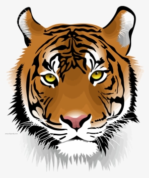 Tiger Wild Face Clipart Png Download - Tiger Clip Art Free