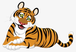 Png Freeuse Stock Clipart Happy Friday - Tiger Cartoon Clipart Png