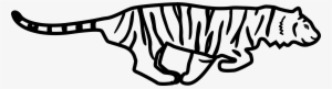 This Free Icons Png Design Of Tiger Sprinting