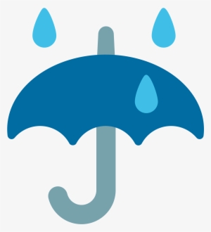 Umbrella Clipart Emoji - Umbrella Rain Clipart Png