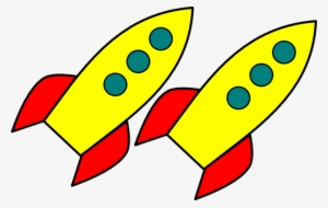 From Office Rocket Clipart Wikiclipart - Two Rockets Clip Art