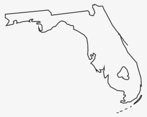 Outline Clip Art At - Florida State Outline Png
