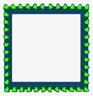 Blue - Blue And Green Border Clipart
