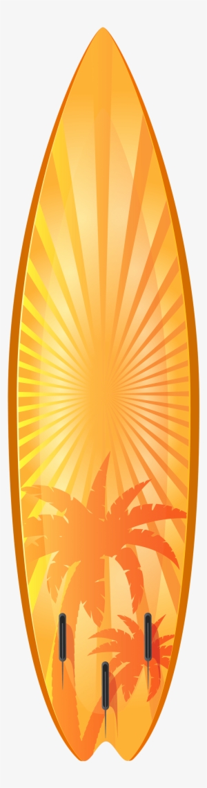 Summer Clipart No Background - Surf Board Transparent Background