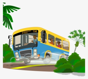 Island School Bus Svg Library Library - Travel Bus Clip Art