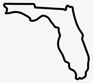 Outline Of Florida Png - Clip Art Florida Outline