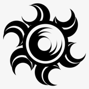 Collection Of Drawing - Tribal Moon And Sun