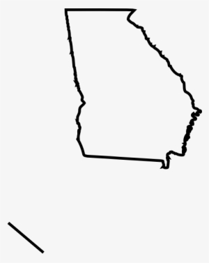 Georgia Outline Png Banner Library Download - Georgia State Outline Png
