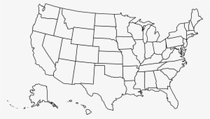 Png Usa Outline Transparent Usa Outline - United States Map Outline