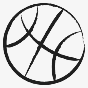 Basketball Outline Clip Art At Clker - Basketball Cartoon Black And White