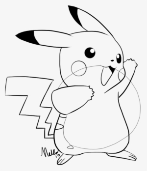 Outline Pictures Of Pikachu
