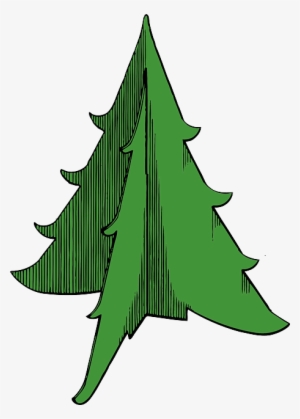 Outline, Tree, Recreation, Trees, Christmas, Holiday - Christmas Tree