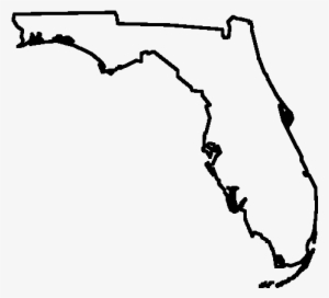 Florida Outline Png Svg Freeuse Download - State Of Florida Transparent