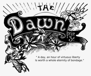 File Masthead The Dawn Picture Royalty Free Download - Dawn Club Louisa Lawson